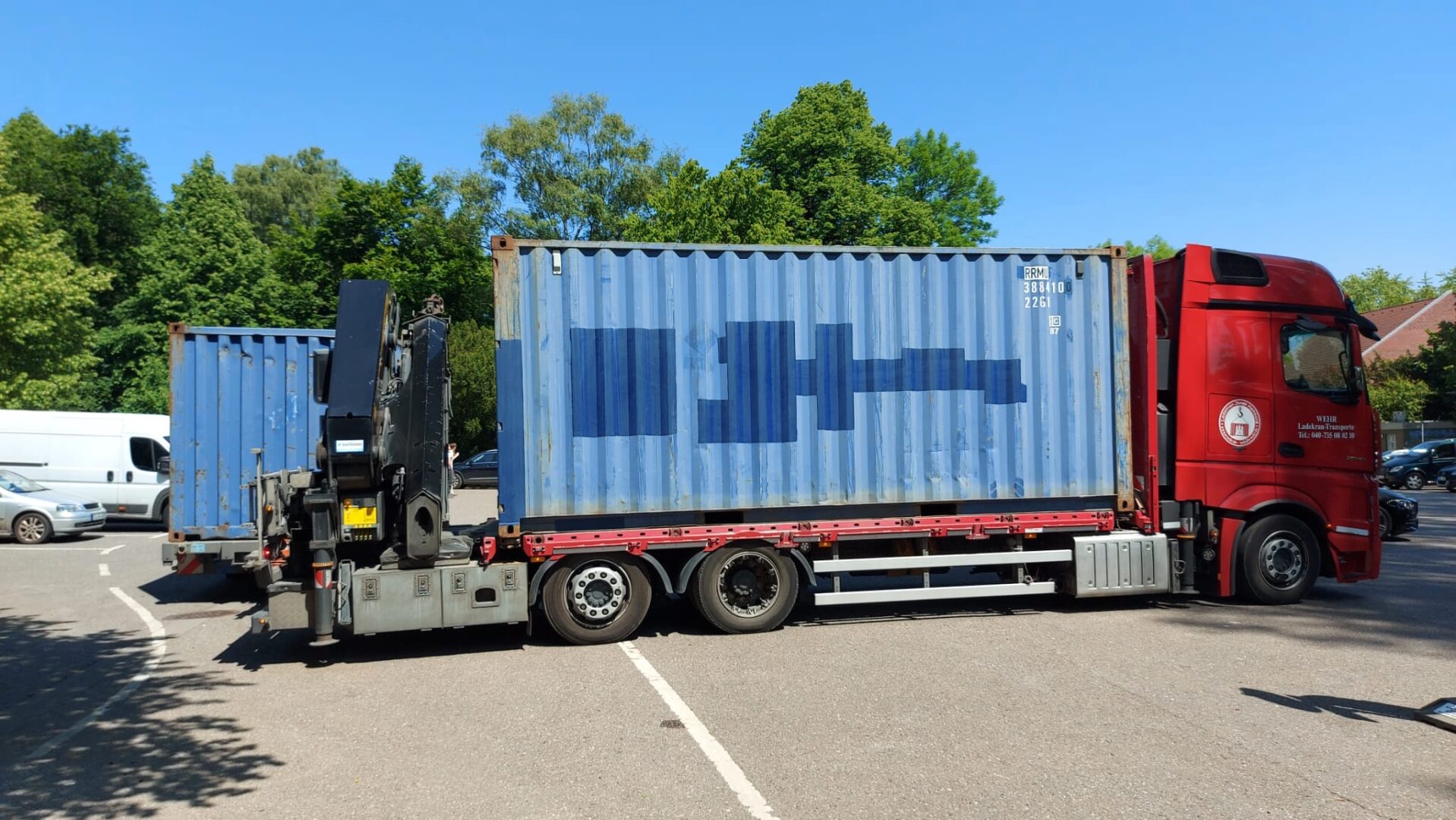 Neue Container für die Theaterwerkstatt